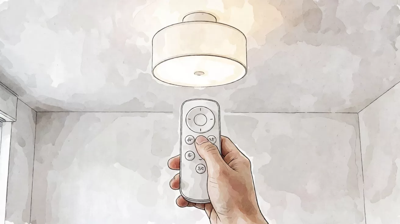吸顶灯遥控器失灵怎么配对：先分清是没电还是丢了码